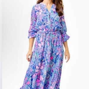 Lilly Pulitzer Cori stretch shirt dress